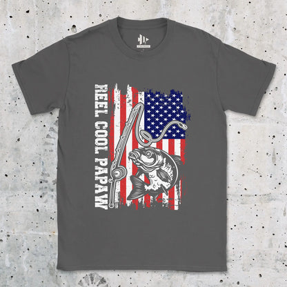 Charcoal, Reel Cool Papaw Tee – fish-room