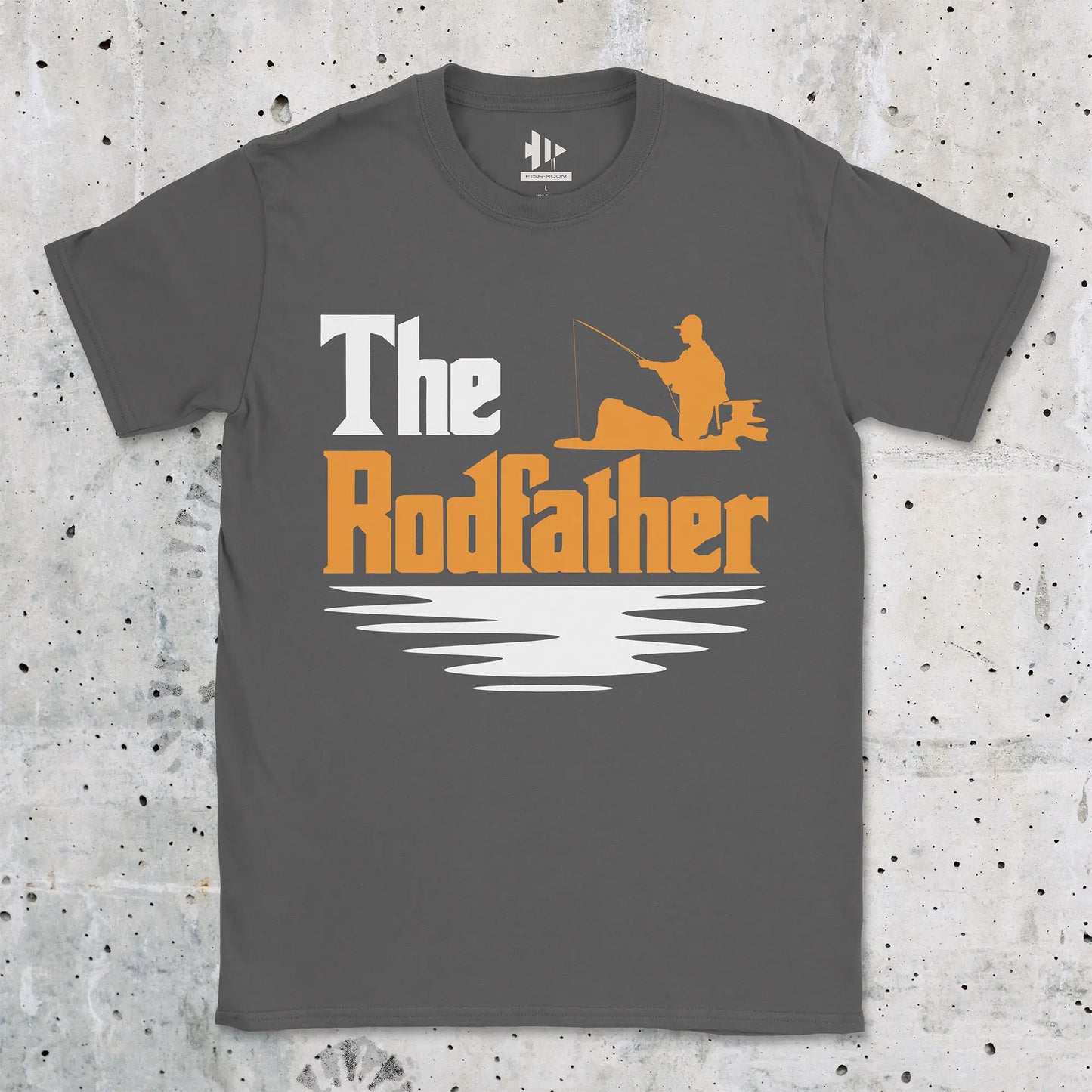 Charcoal, The Rodfather Tee – fish-room