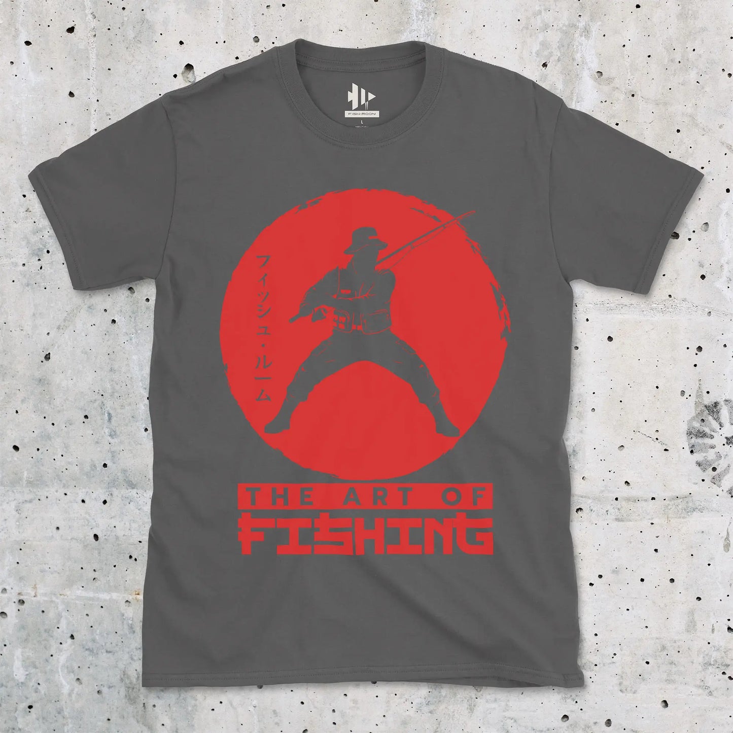 Charcoal, The Art Of Fishing Tee – fish-room