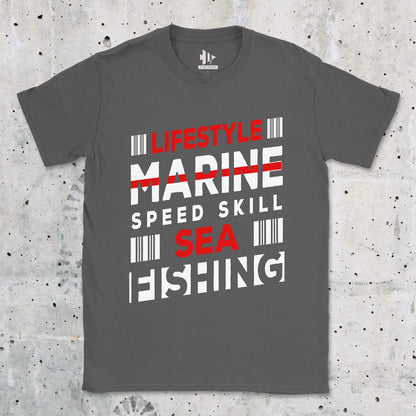 Charcoal, Marine Speed Skill Tee – fish-room