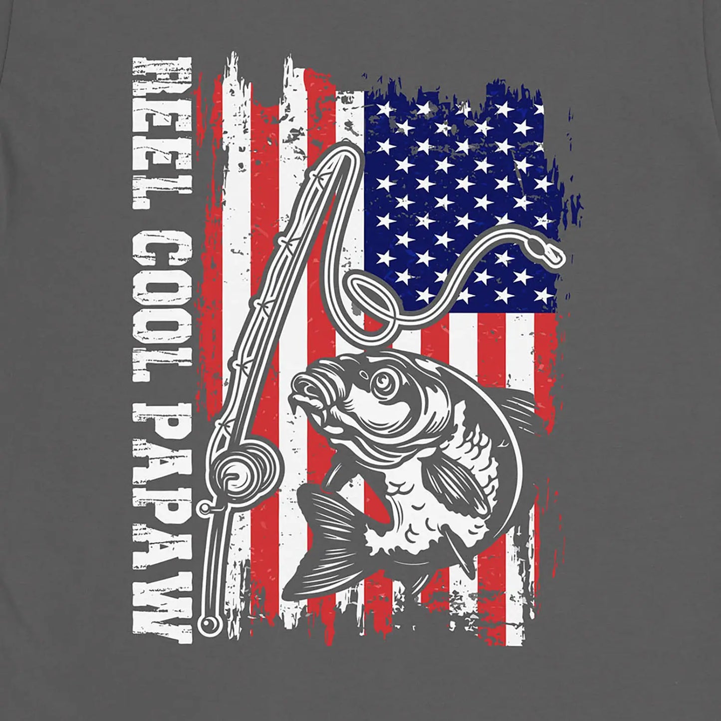 Charcoal, Reel Cool Papaw Tee – fish-room