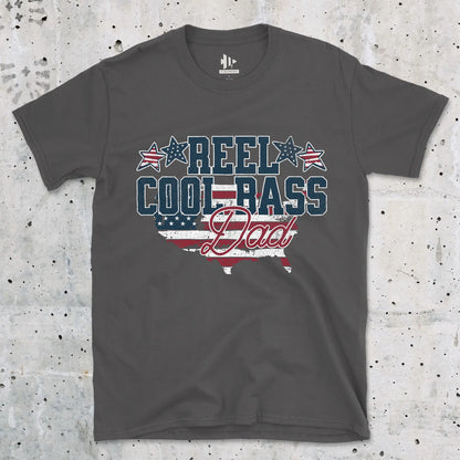 Charcoal, Reel Cool Bass Dad Tee – fish-room