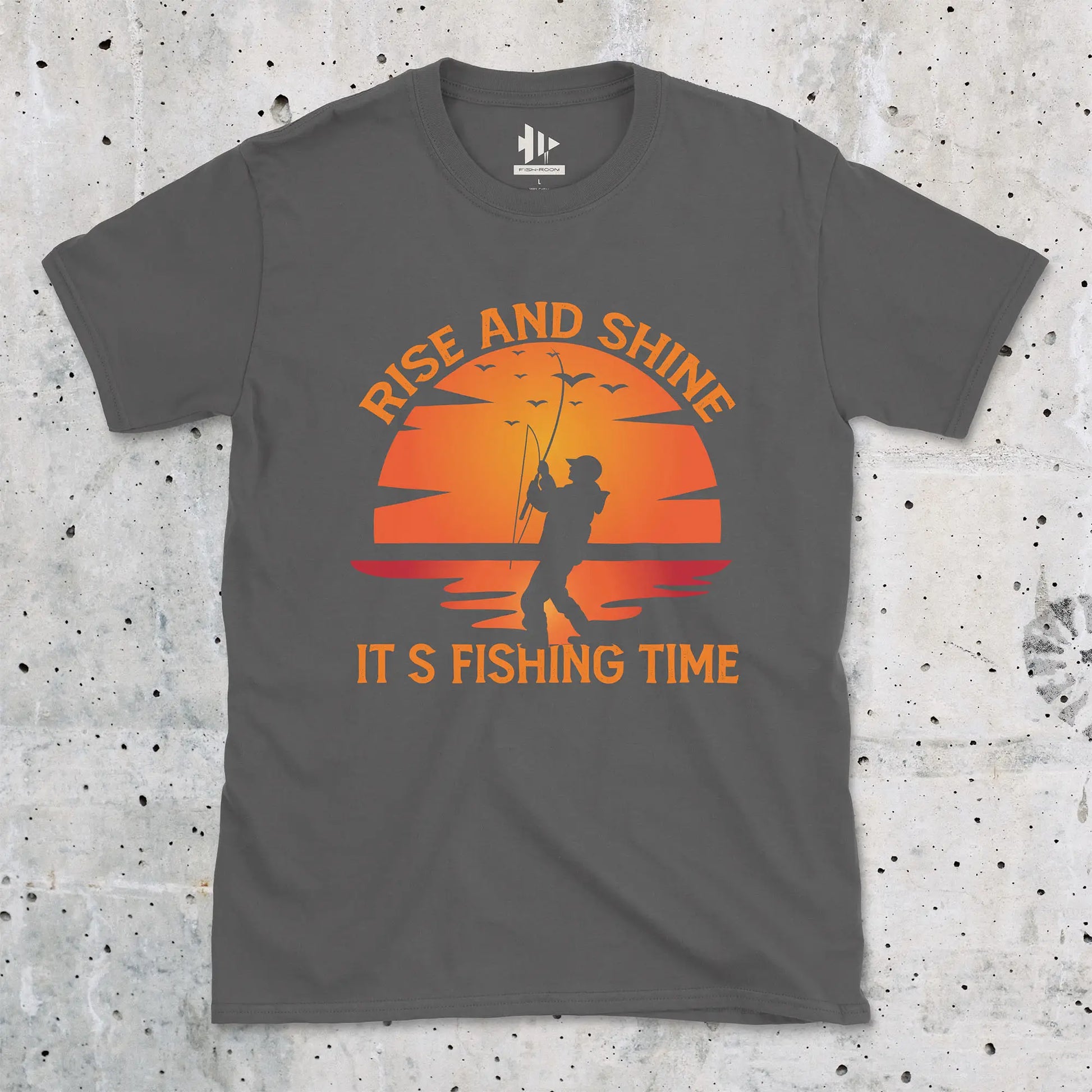 Charcoal, Rise and Shine Tee – fish-room