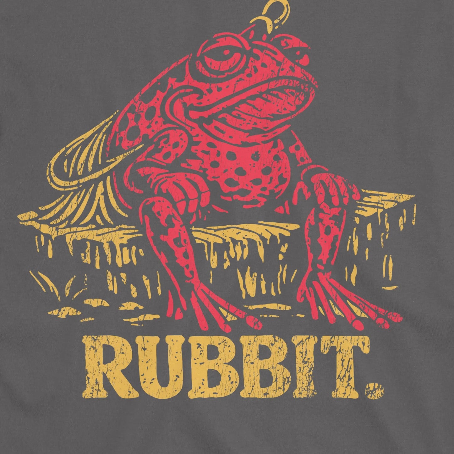 Charcoal, Rubbit Frog Lure Fishing Tee – fish-room