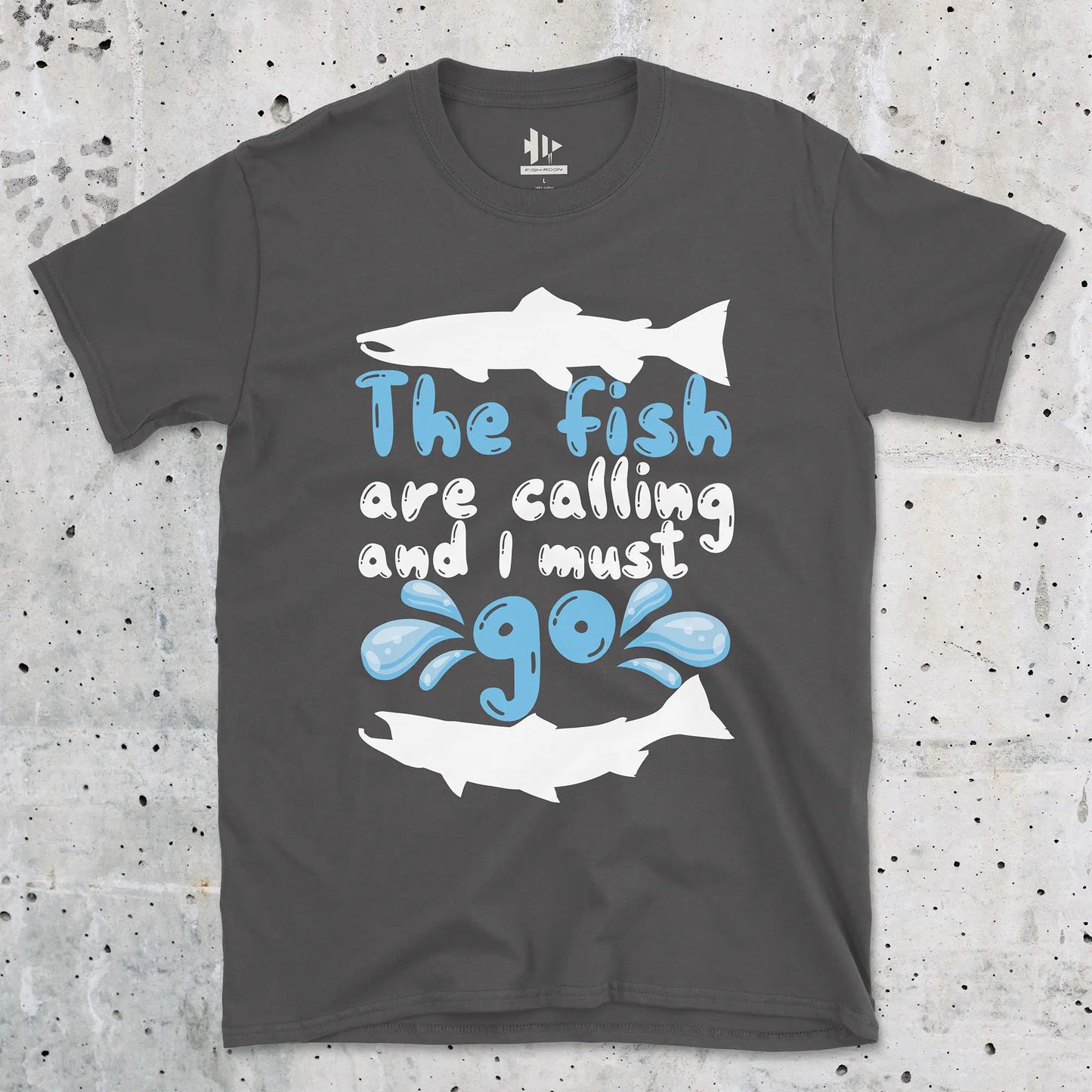 Charcoal, The Fish are Calling Tee – fish-room