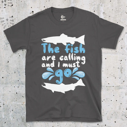 Charcoal, The Fish are Calling Tee – fish-room