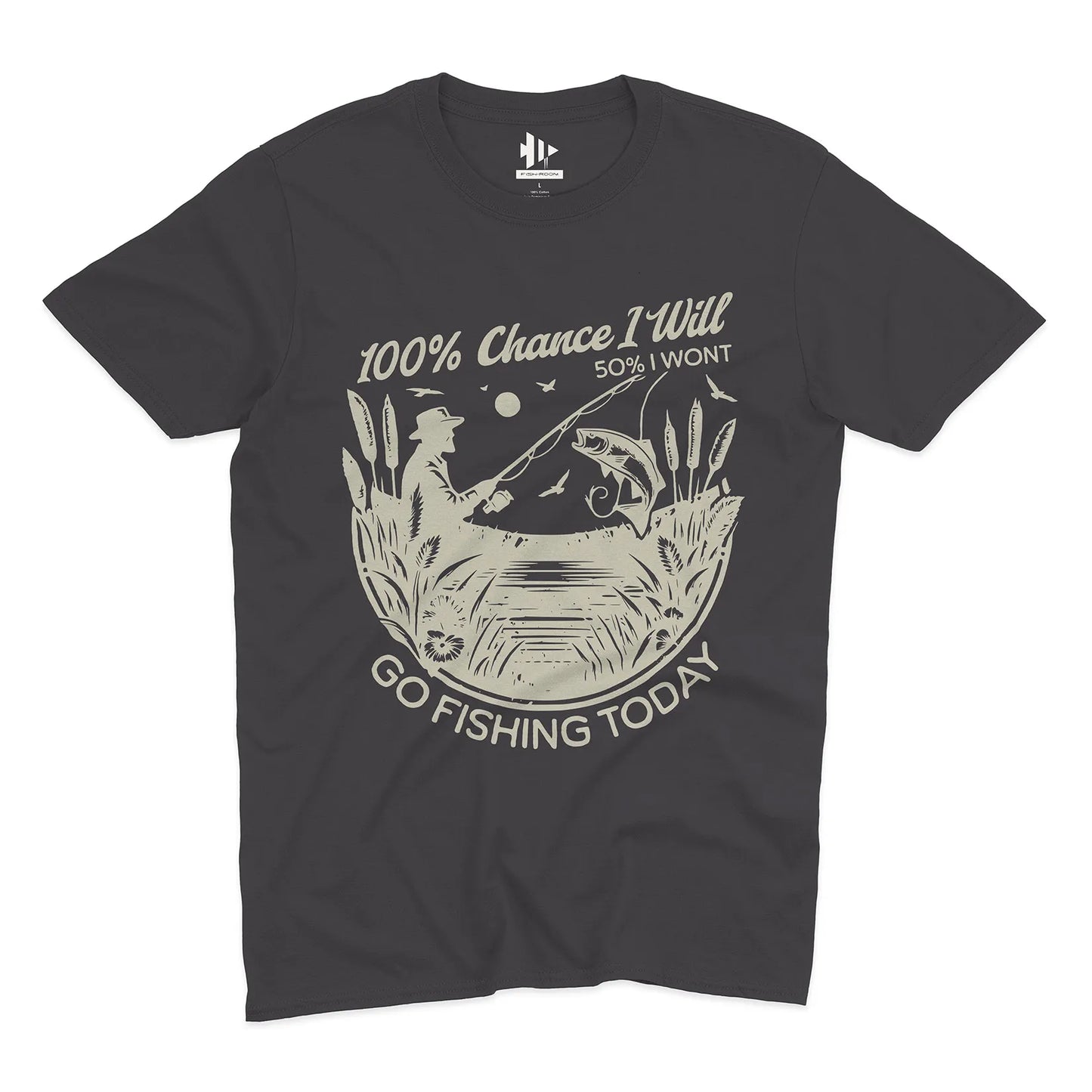 100% Fishing Day Tee