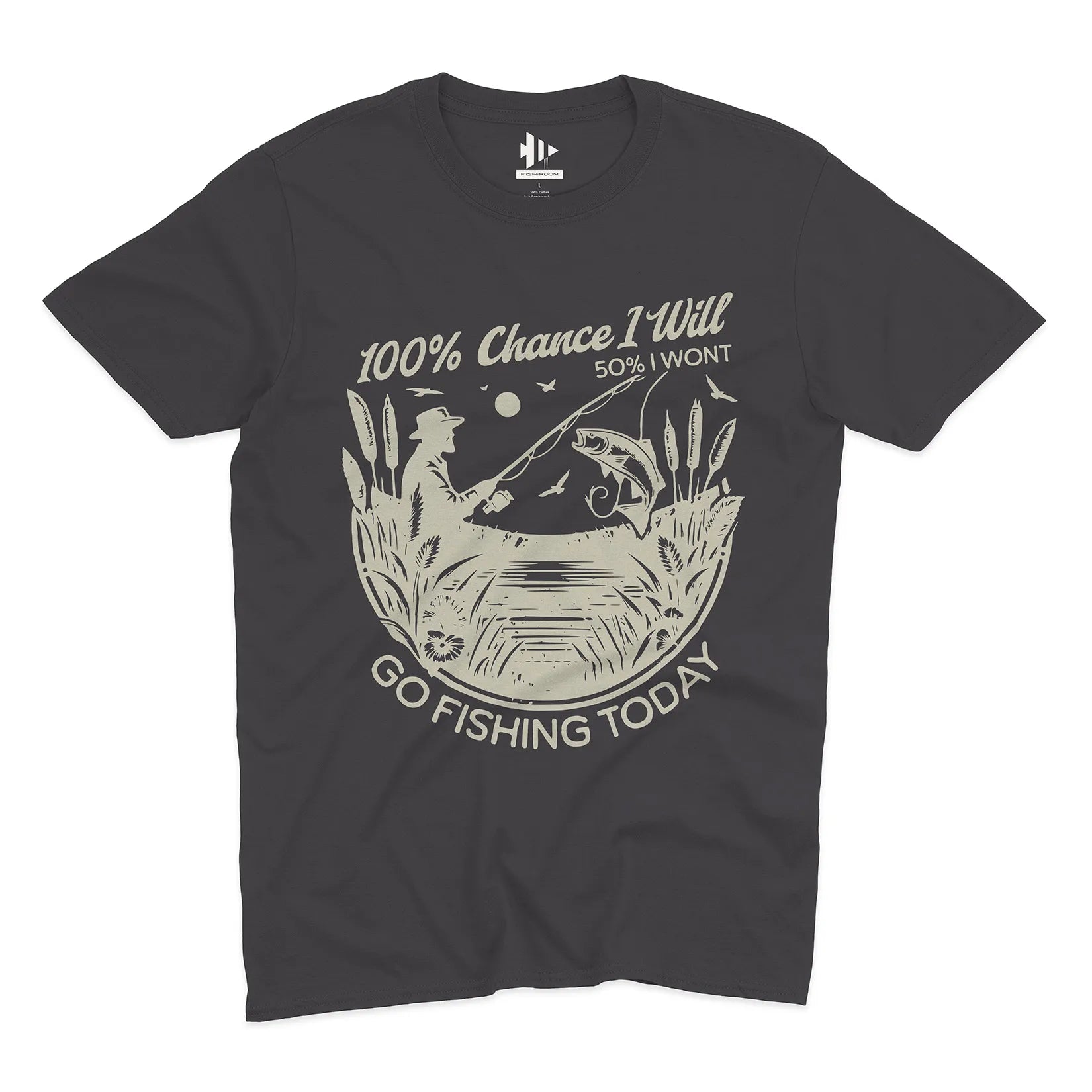 100% Fishing Day Tee