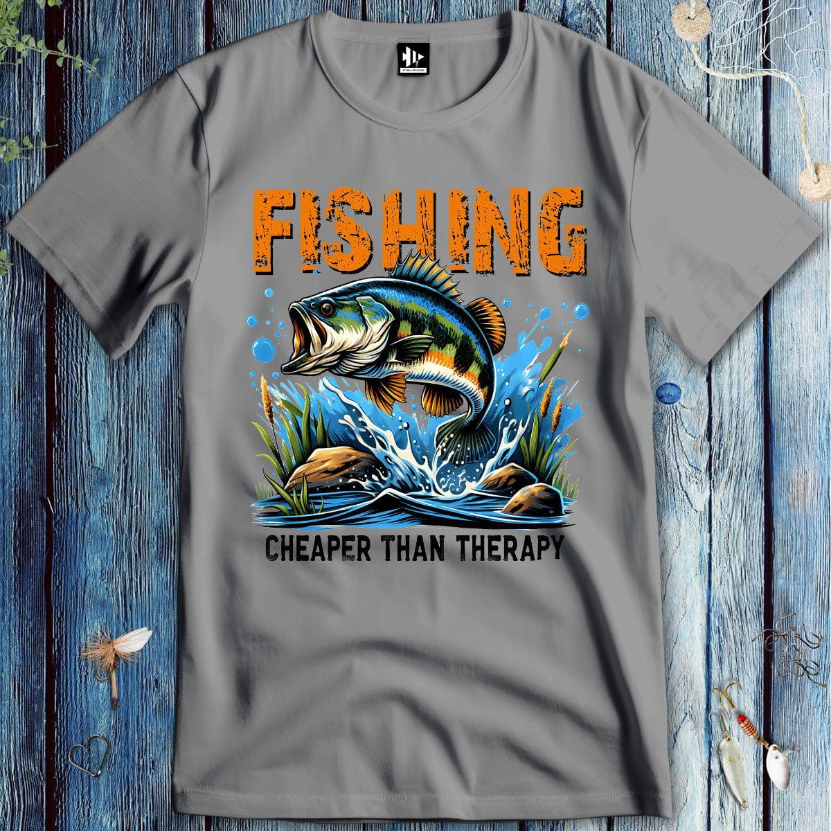 fish-room llc T-Shirt Sport Grey / S Cheaper Than Therapy T-Shirt