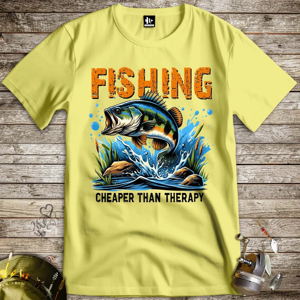 Cheaper Than Therapy Tee - FISH - ROOM LLC