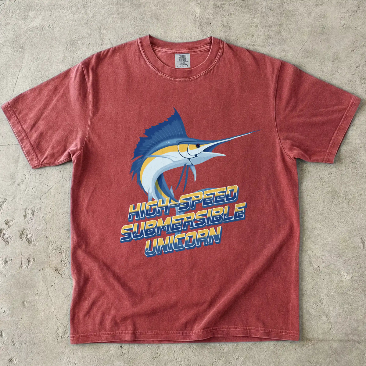 High-Speed Submersible Unicorn T-Shirt