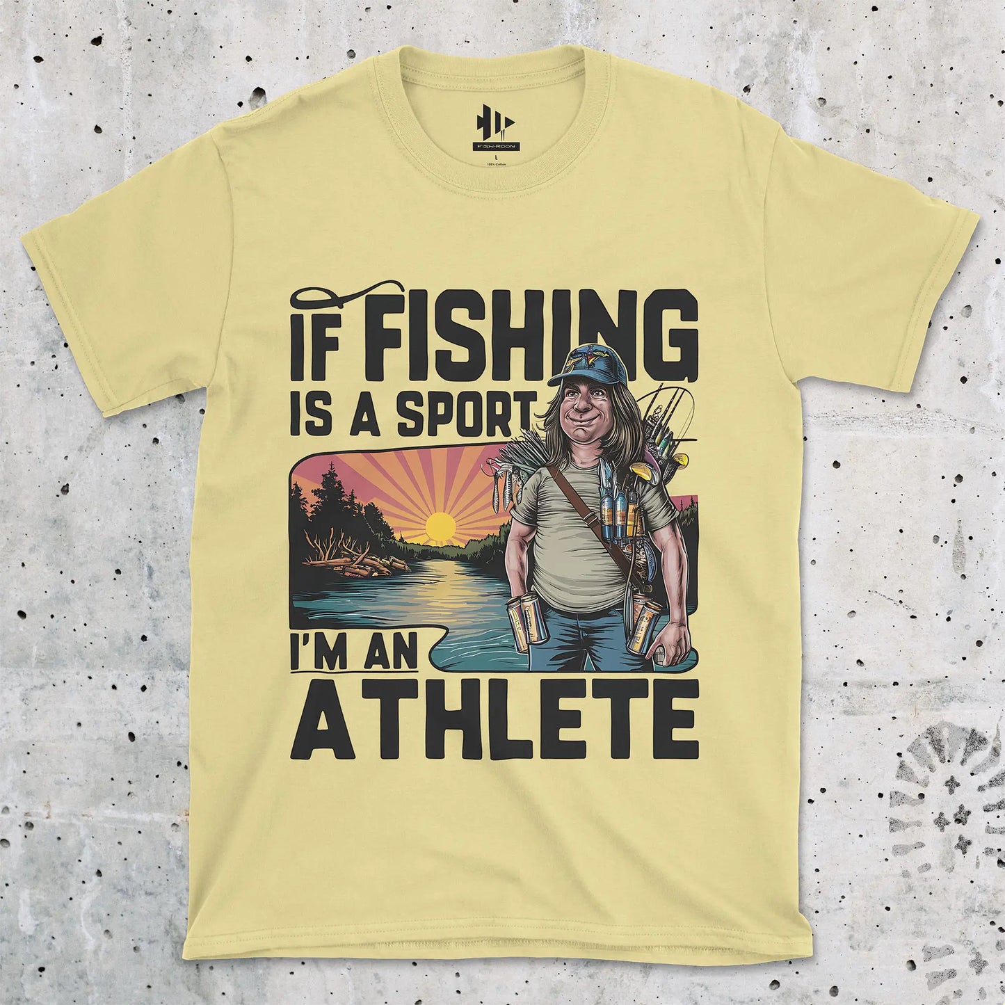Cornsilk, Fishing Athlete Tee – fish-room