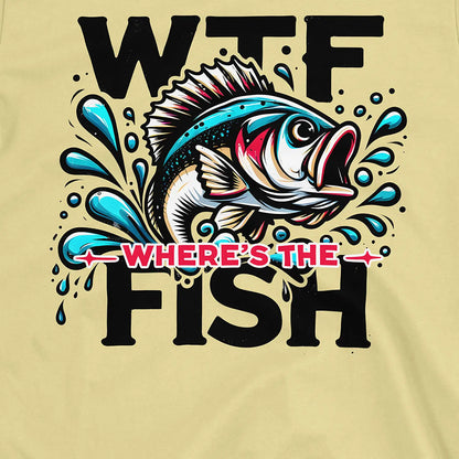 Cornsilk, WTF: Where's the Fish?  Tee – fish-room
