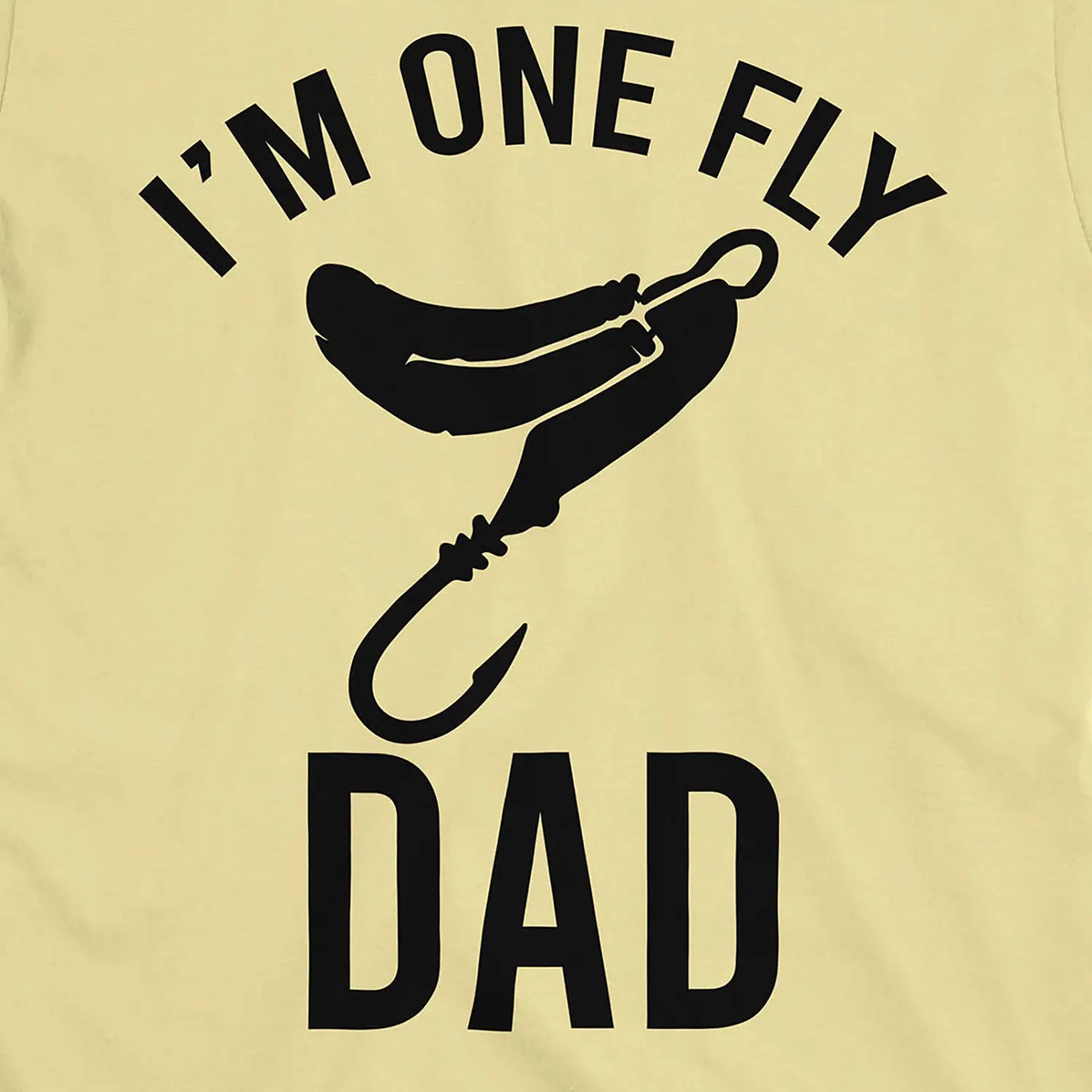 Cornsilk, I'm One Fly Dad Tee – fish-room
