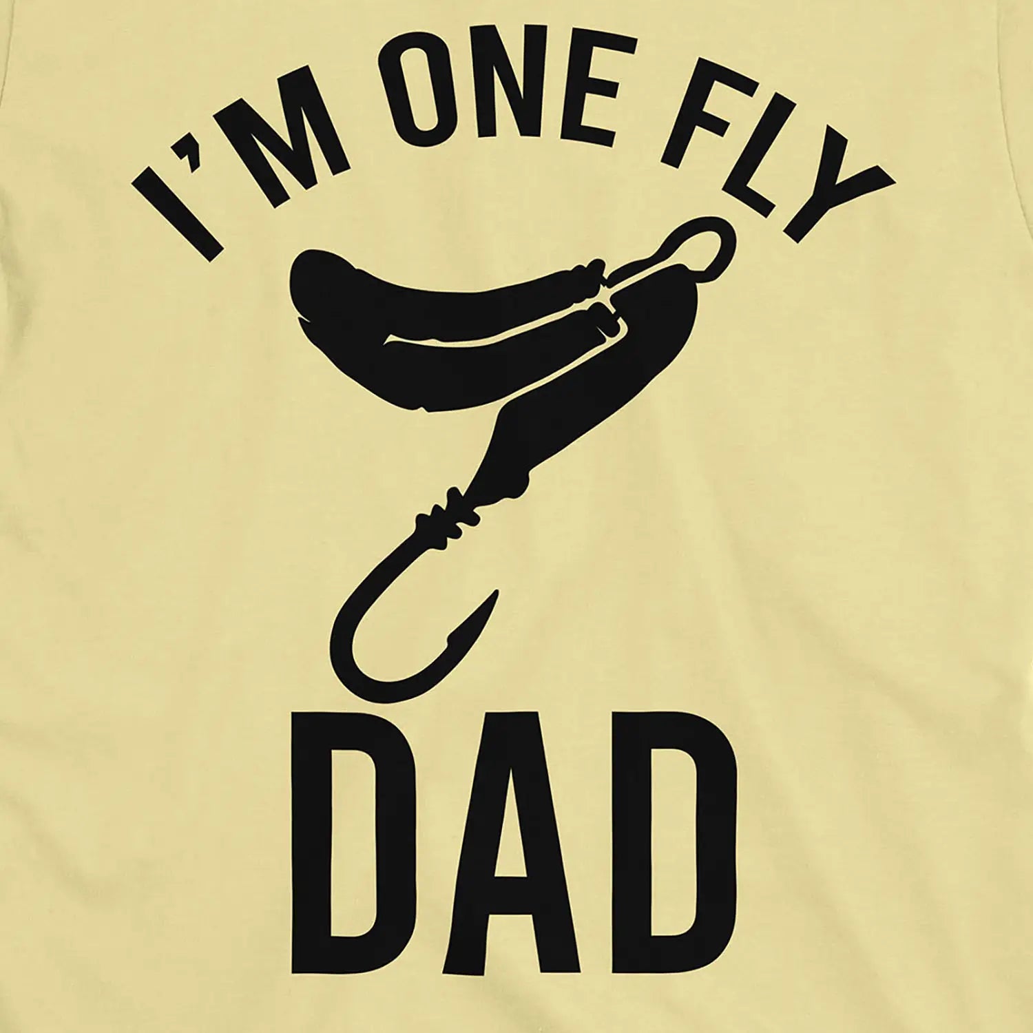 Cornsilk, I'm One Fly Dad Tee – fish-room
