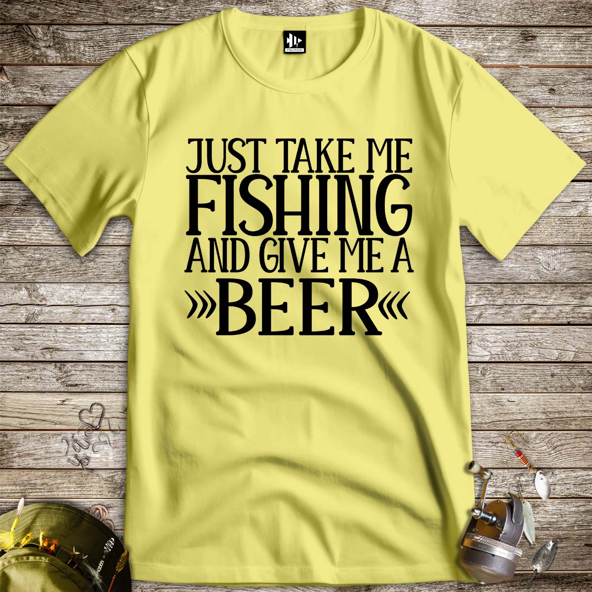 Just Take Me Fishing Tee-funny fishing t shirt-FISH-ROOM LLC