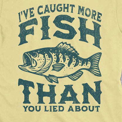 More Fish Than You Lied About Tee Cornsilk T-Shirt