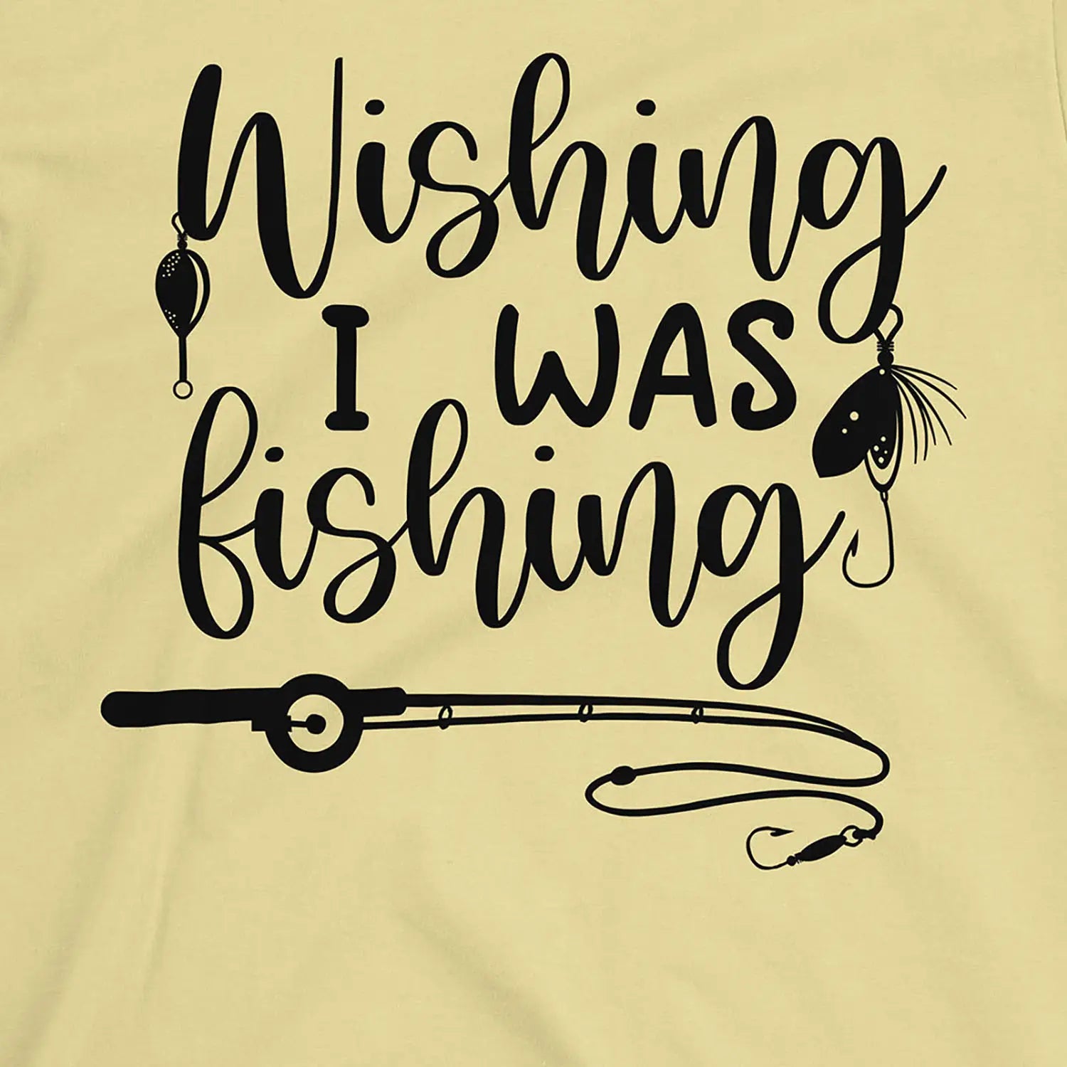 Cornsilk, Wishing I was Fishing Tee – fish-room
