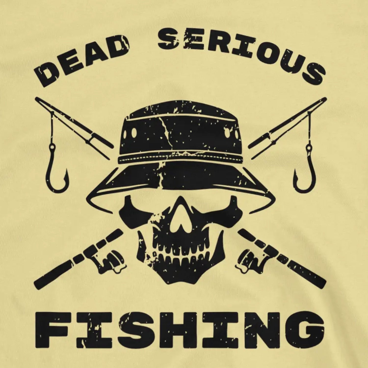 Cornsilk, Dead Serious Fishing Tee – fish-room