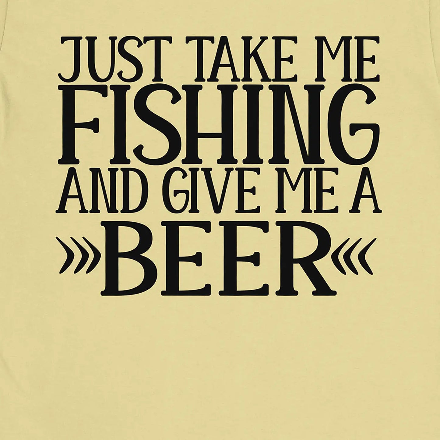 Cornsilk, Just Take Me Fishing Tee – fish-room