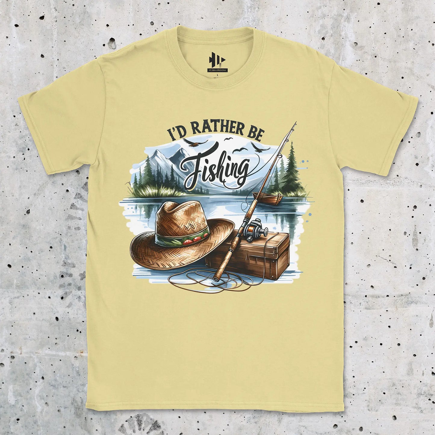 Cornsilk, I'd Rather Be Fishing Tee – fish-room