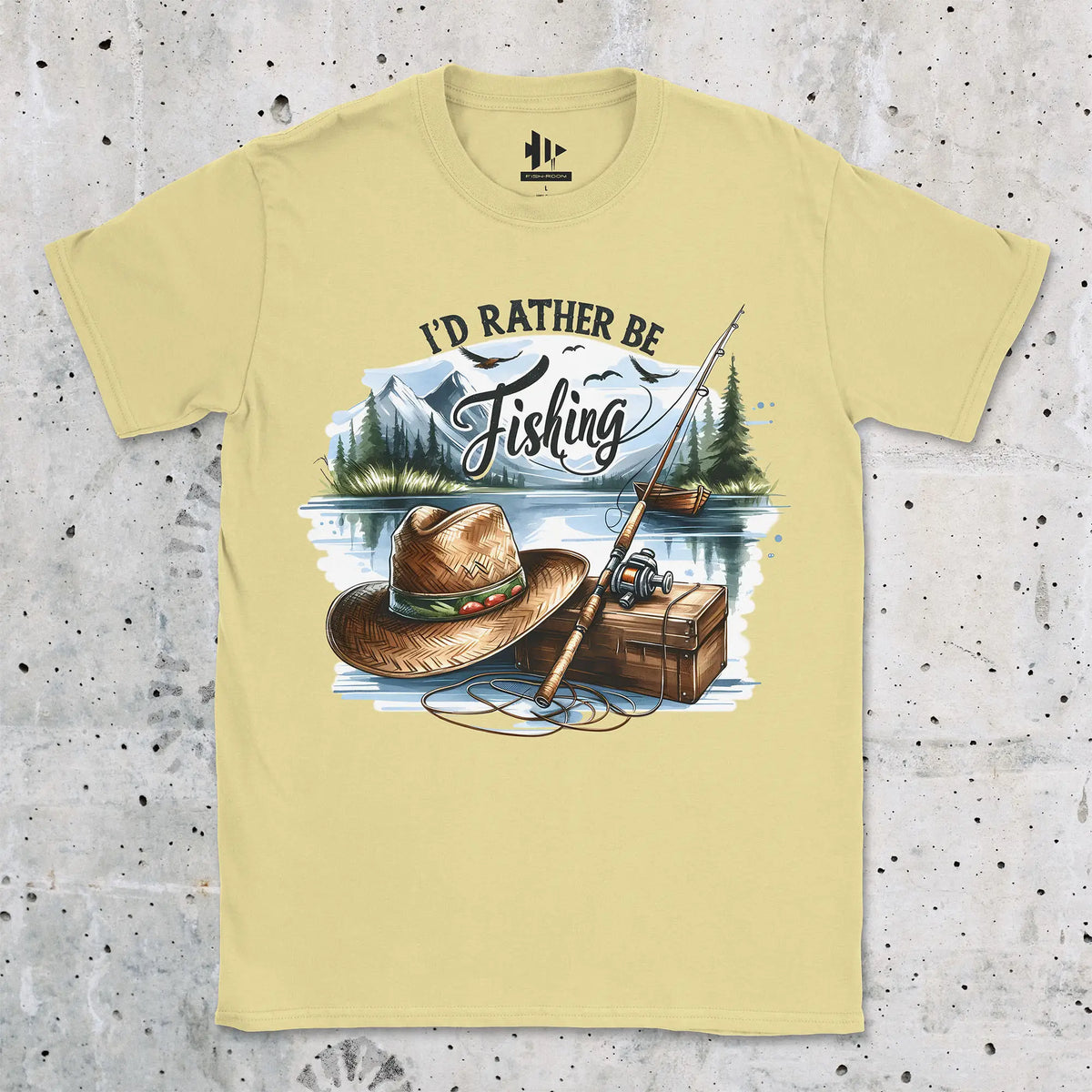 Cornsilk, I'd Rather Be Fishing Tee – fish-room