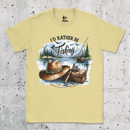 Cornsilk, I'd Rather Be Fishing Tee – fish-room