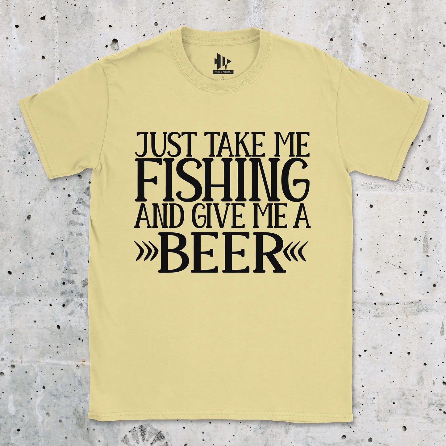 Cornsilk, Just Take Me Fishing Tee – fish-room
