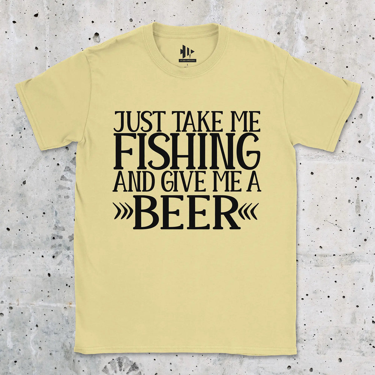 Cornsilk, Just Take Me Fishing Tee – fish-room