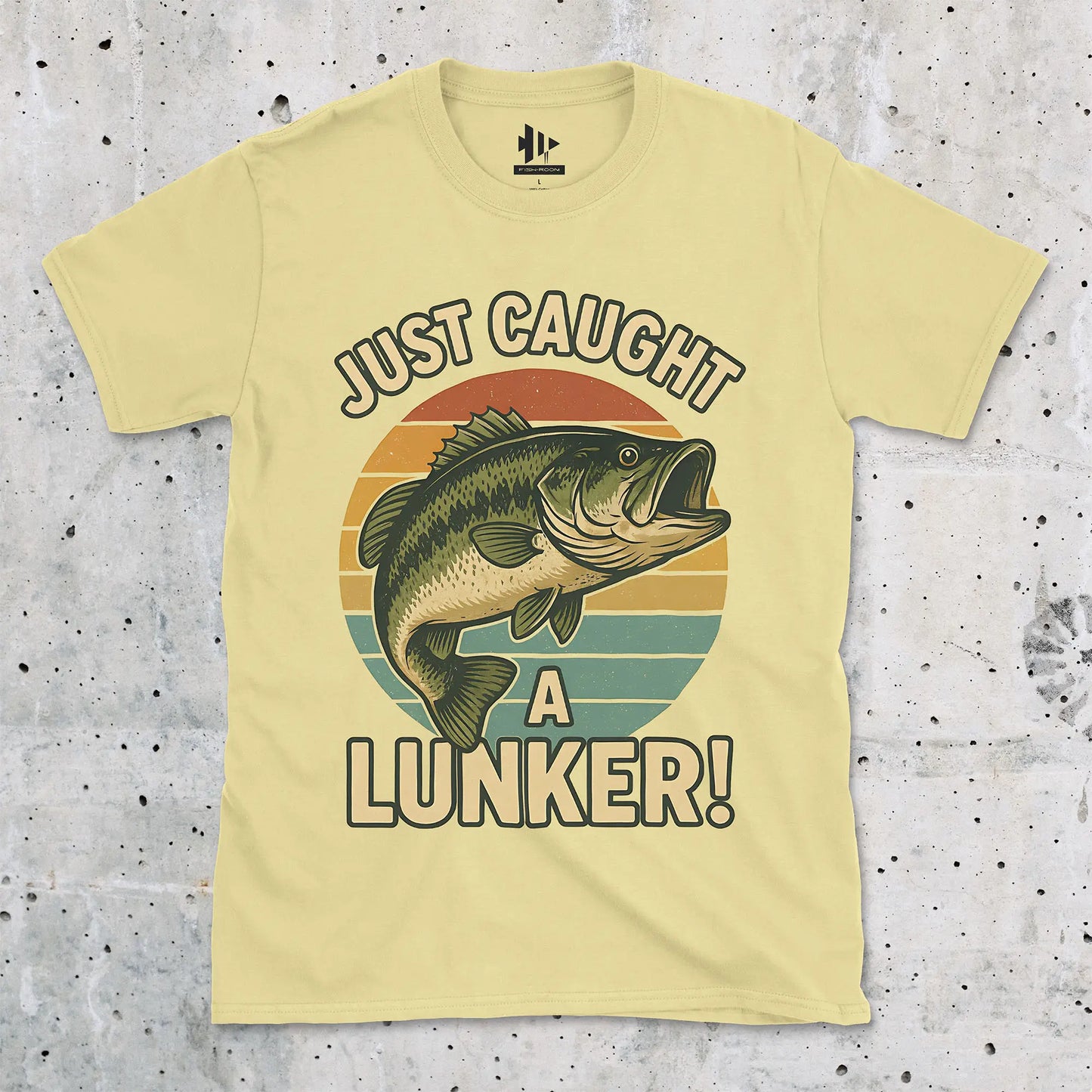 Cornsilk, Just Caught a Lunker! Tee – fish-room