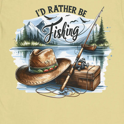 Cornsilk, I'd Rather Be Fishing Tee – fish-room