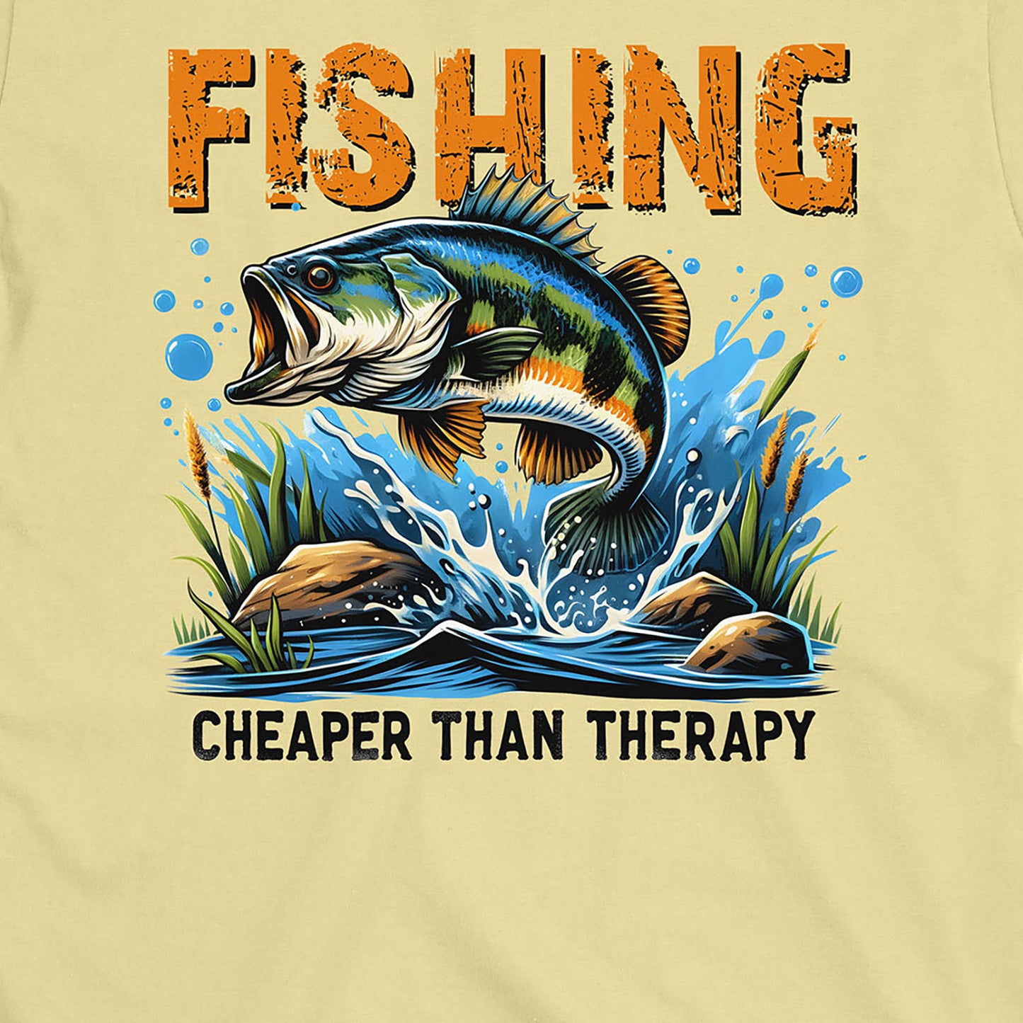Cornsilk, Cheaper Than Therapy Tee – fish-room