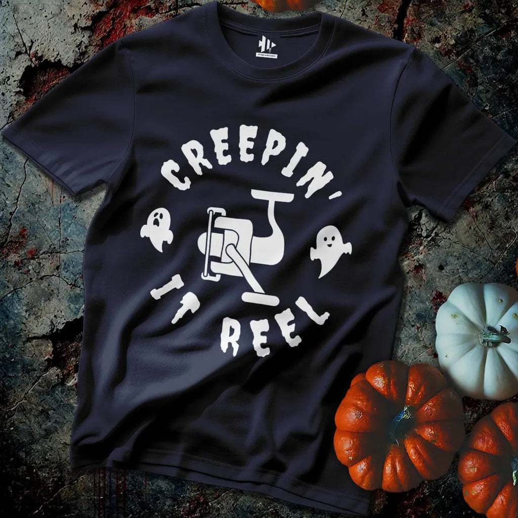 Navy, Creepin' It Reel Tee – fish-room