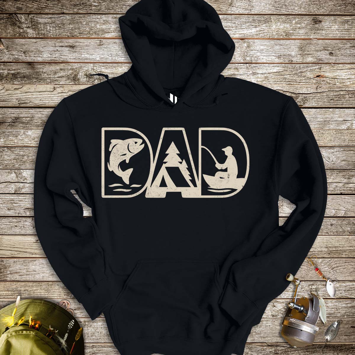 Dad Hoodie - FISH - ROOM LLC