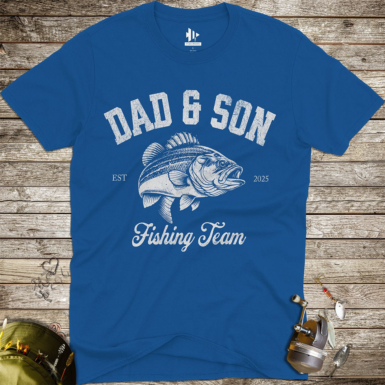 Dad & Son Fishing Team Tee - FISH - ROOM LLC
