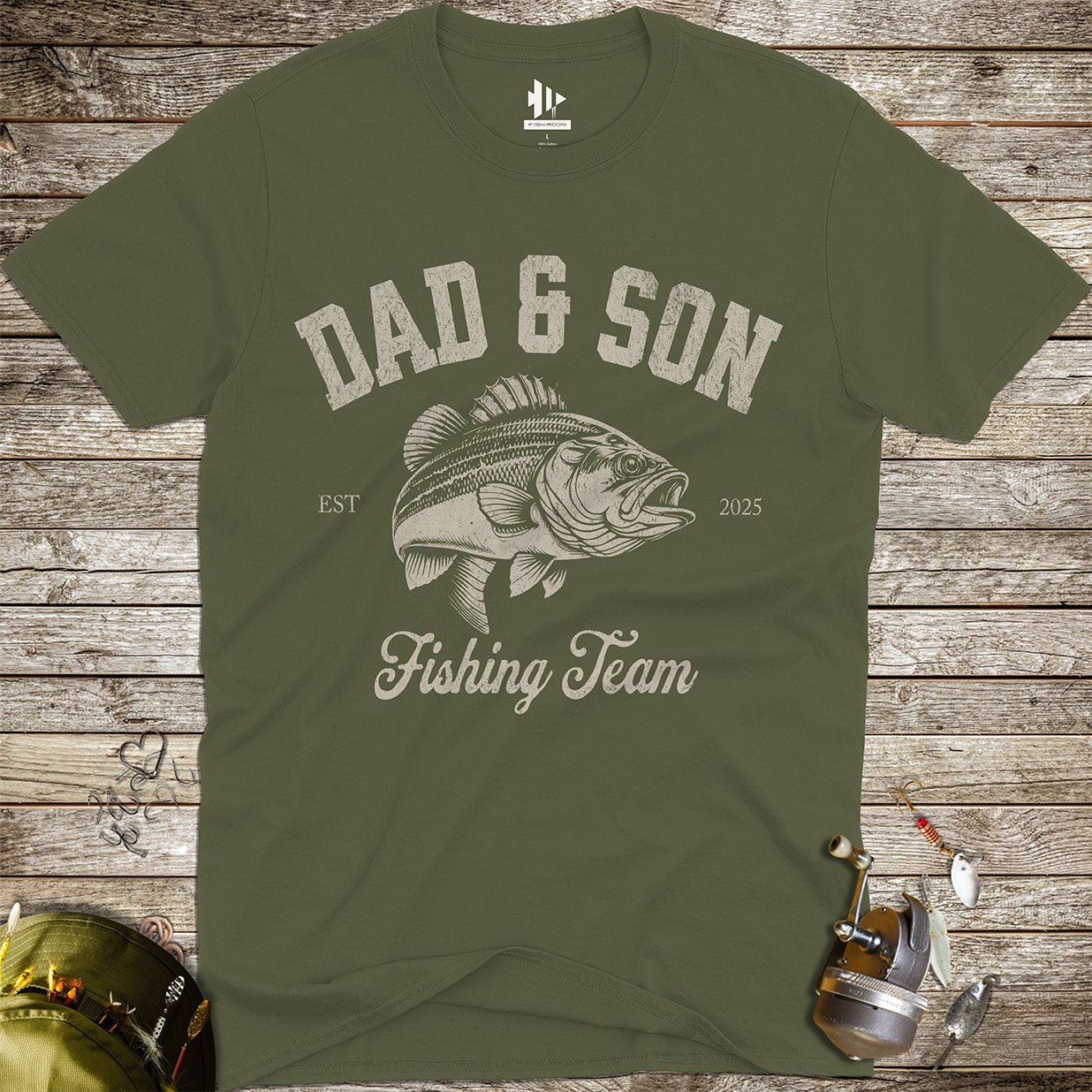 Dad & Son Fishing Team Tee - FISH - ROOM LLC