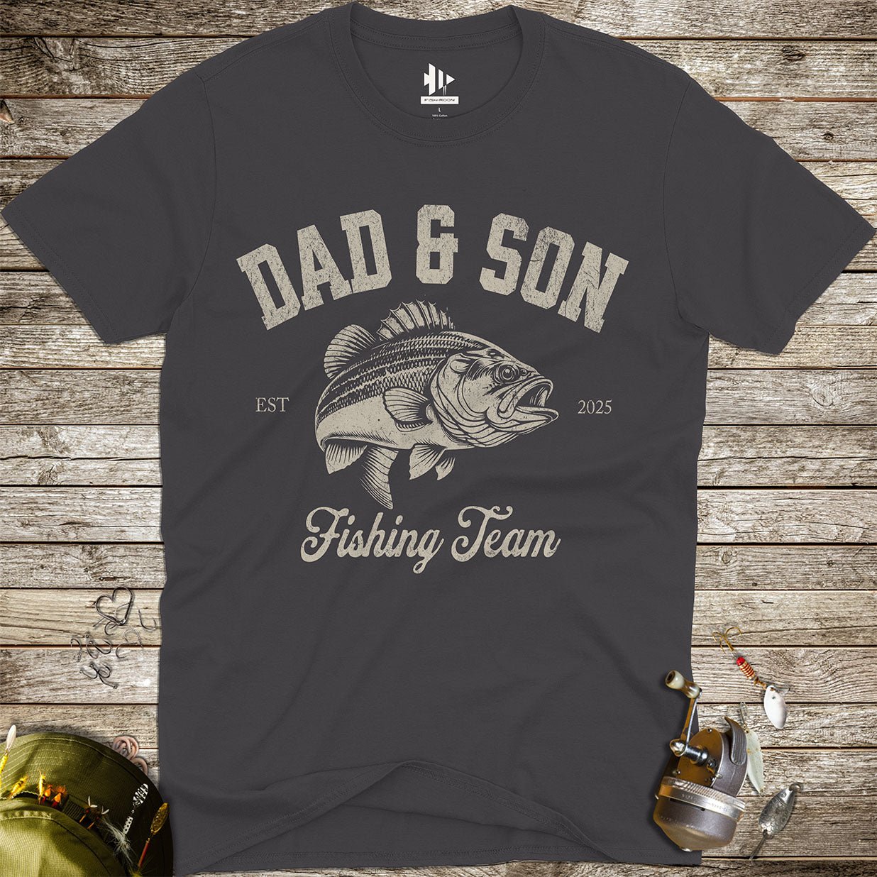 Dad & Son Fishing Team Tee - FISH - ROOM LLC
