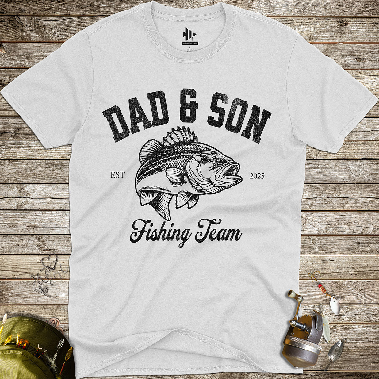 Dad & Son Fishing Team Tee - FISH - ROOM LLC