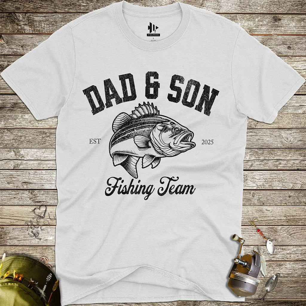 Dad & Son Fishing Team Tee - FISH - ROOM LLC