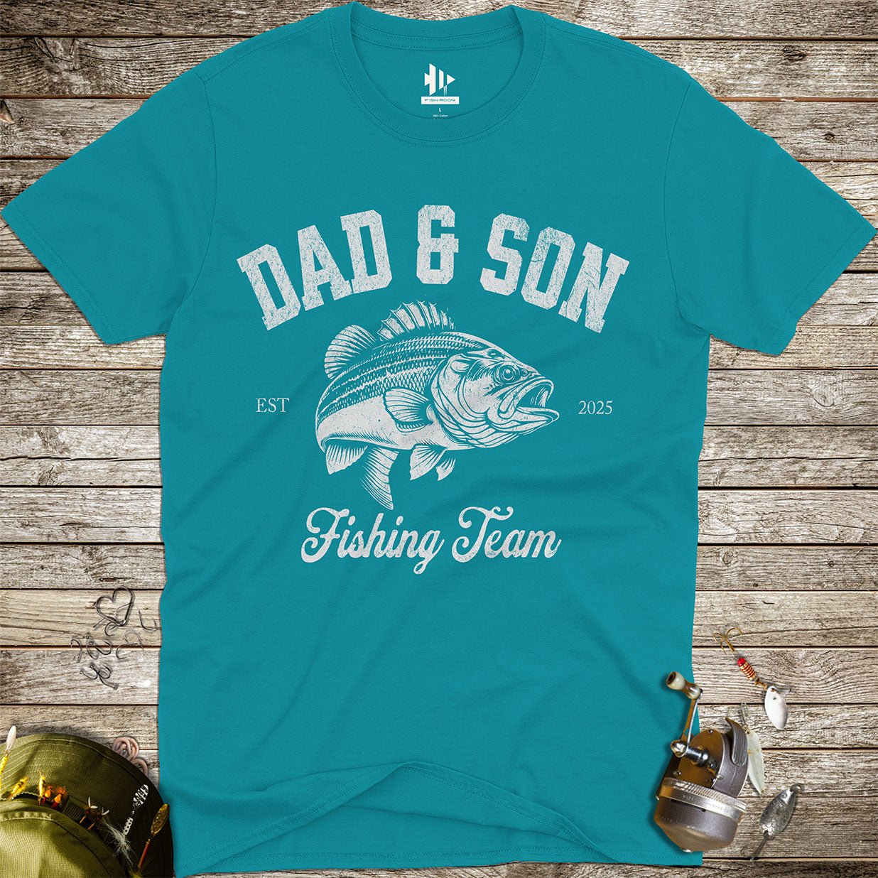 Dad & Son Fishing Team Tee - FISH - ROOM LLC