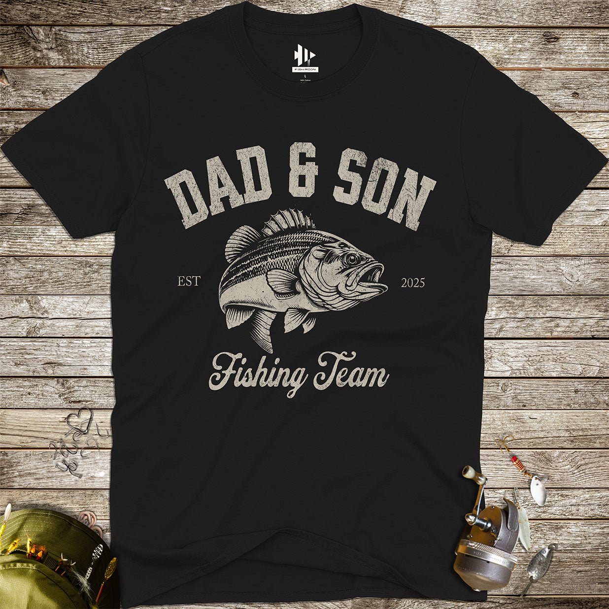 Dad & Son Fishing Team Tee - FISH - ROOM LLC
