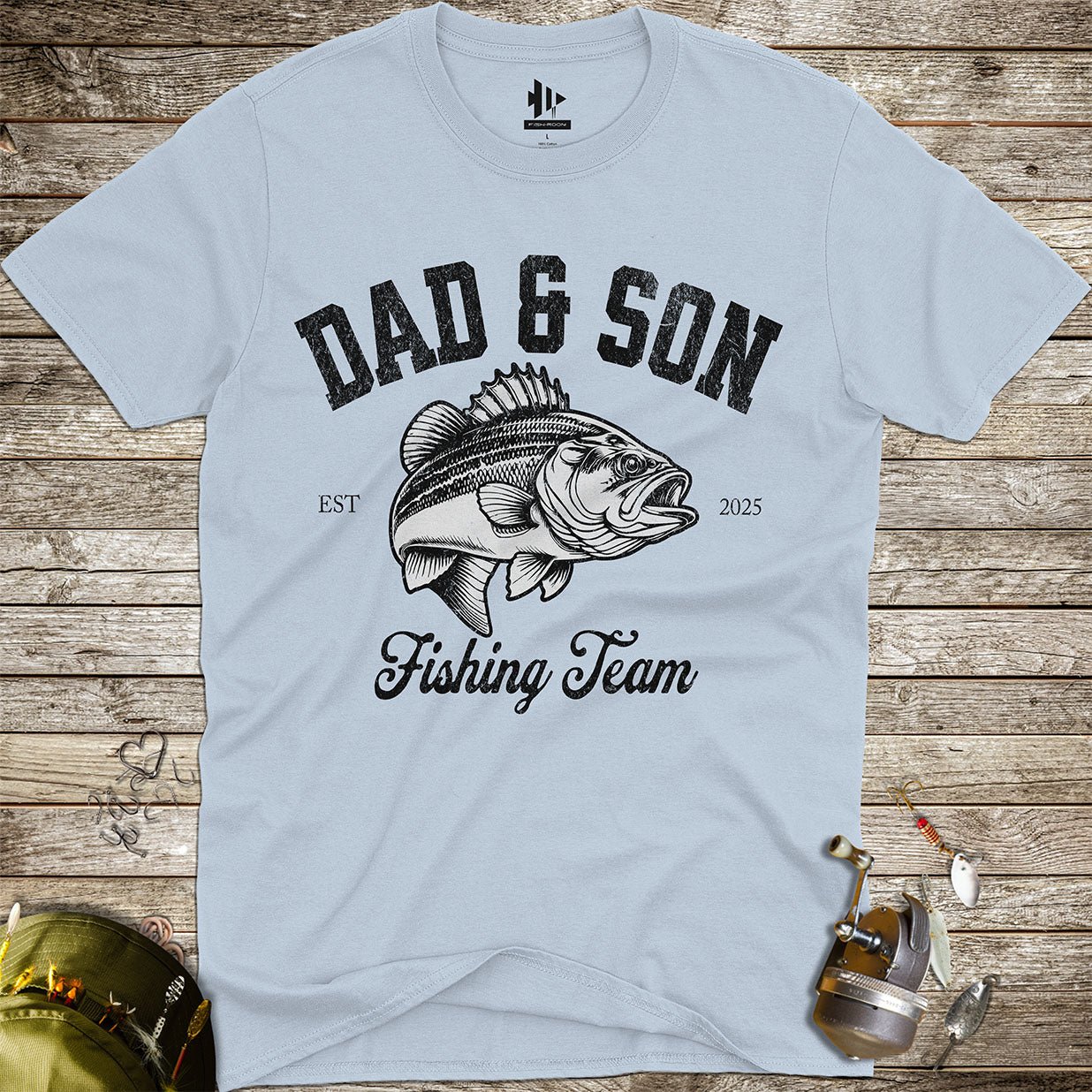 Dad & Son Fishing Team Tee - FISH - ROOM LLC