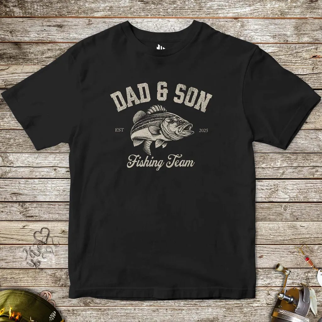 Dad & Son Fishing Team Tee for Kids - FISH - ROOM LLC