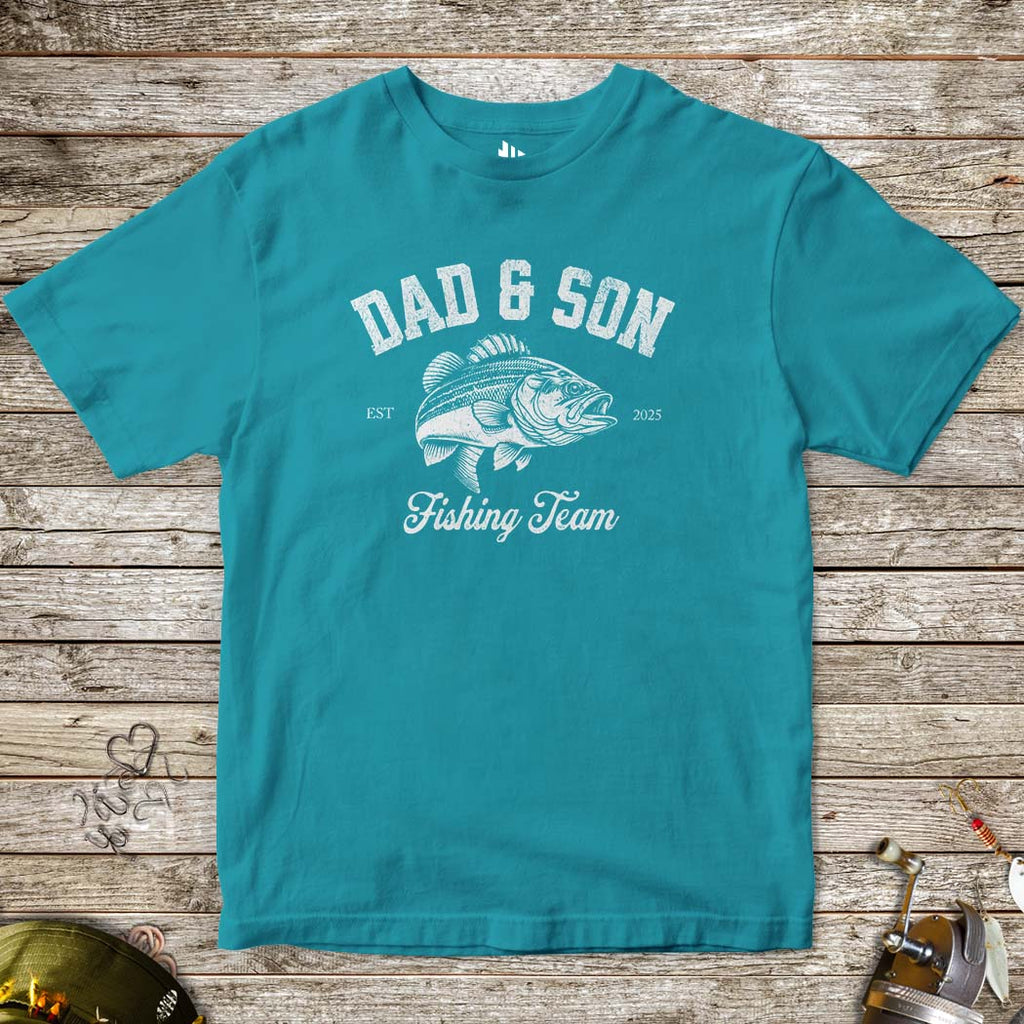 Dad & Son Fishing Team Tee for Kids - FISH - ROOM LLC