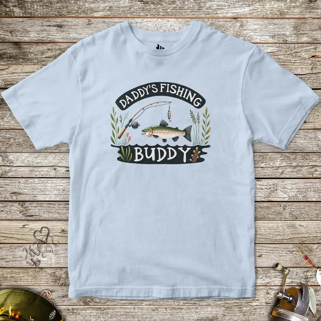 Daddy's Fishing Buddy Tee for Kids - FISH - ROOM LLC