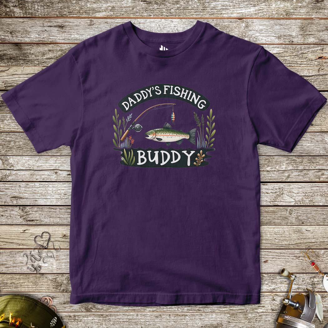 Daddy's Fishing Buddy Tee for Kids - FISH - ROOM LLC