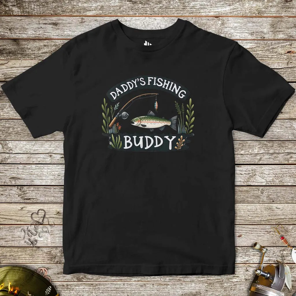 Daddy's Fishing Buddy Tee for Kids - FISH - ROOM LLC
