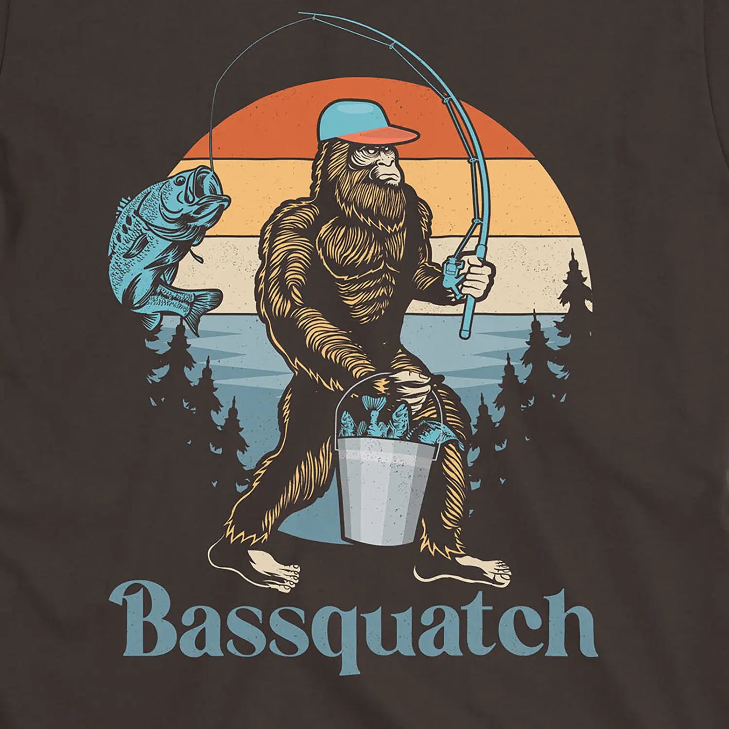 Dark Chocolate, Bassquatch Tee – fish-room