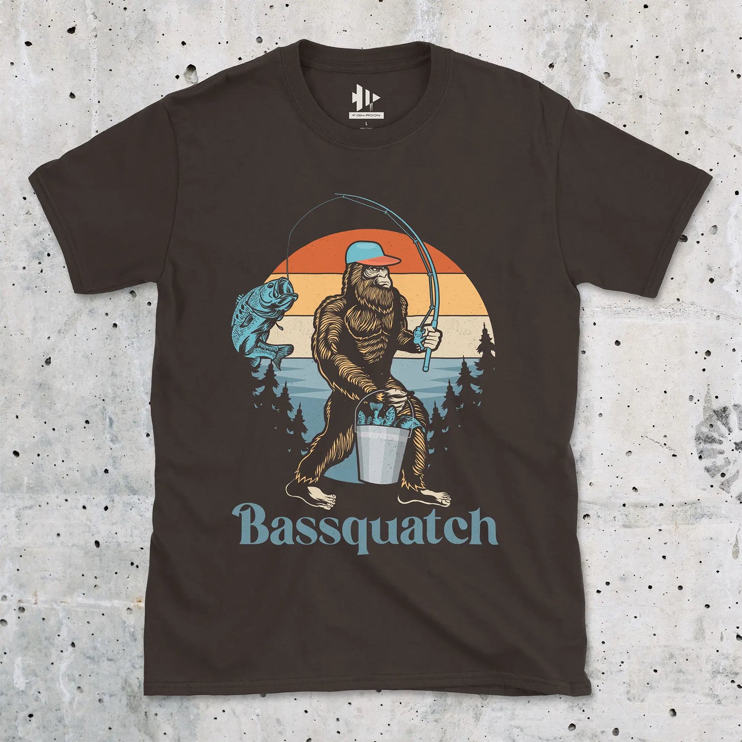 Dark Chocolate, Bassquatch Tee – fish-room