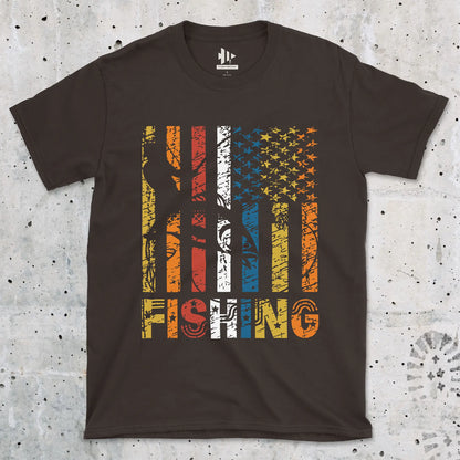 Dark Chocolate, Fishing USA Tee – fish-room
